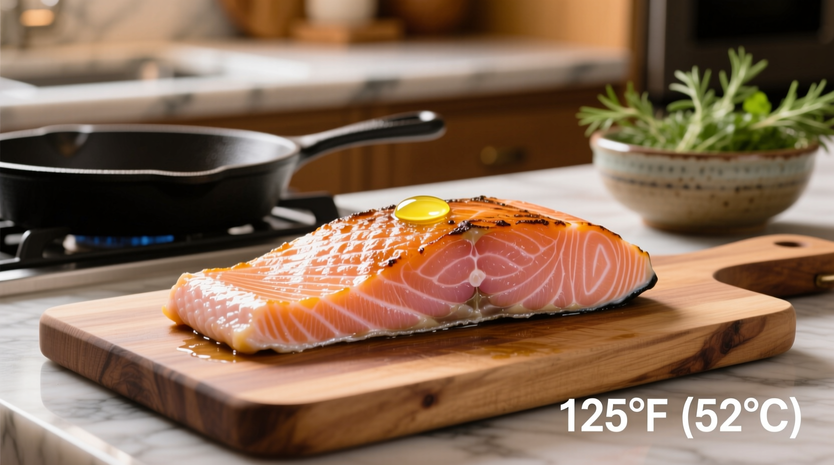 what temp to cook salmon to