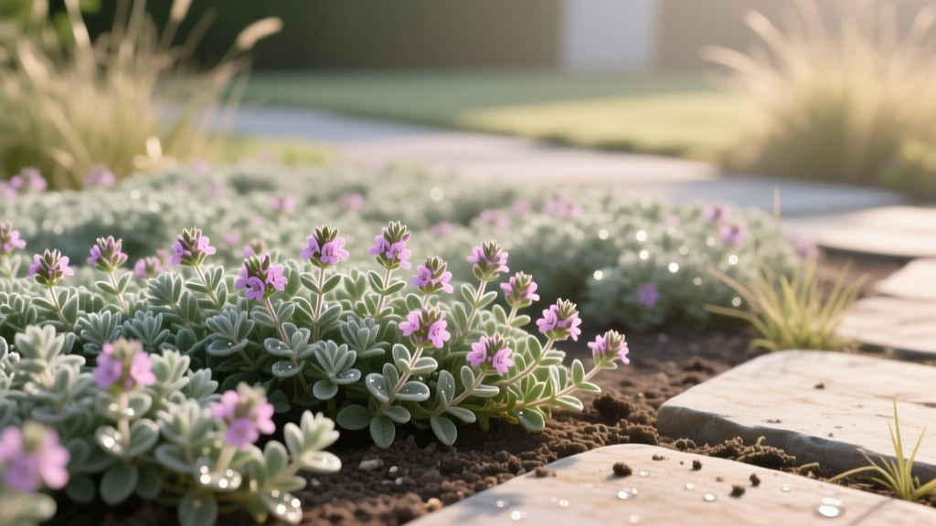 Creeping Thyme: Drought-Tolerant Ground Cover (Zones 4–9)