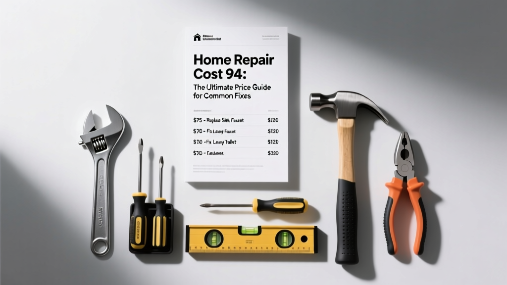 Home Repair Cost 94: Price Guide for Common Fixes