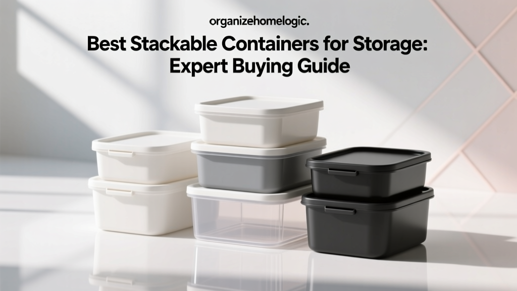 Best Stackable Containers for Storage: Expert Buying Guide