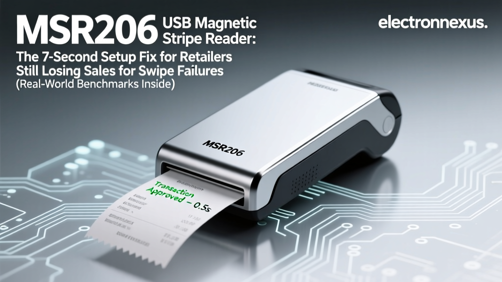 MSR206 USB Magnetic Stripe Reader: The 7-Second Setup Fix for Retailers Still Losing Sales to Swipe Failures (Real-World Benchmarks Inside)