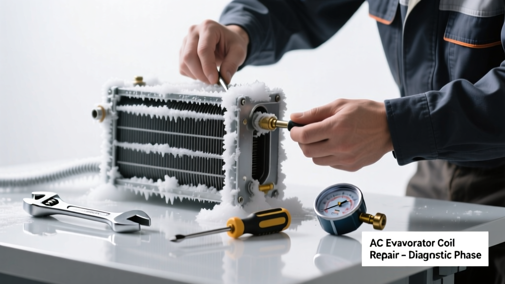 Fix Frozen AC Evaporator Coil Making Noise
