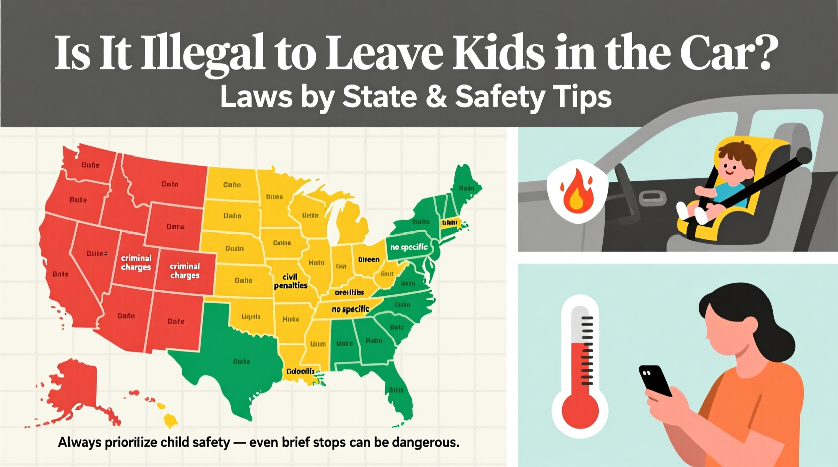 is it illegal to leave your kids in the car