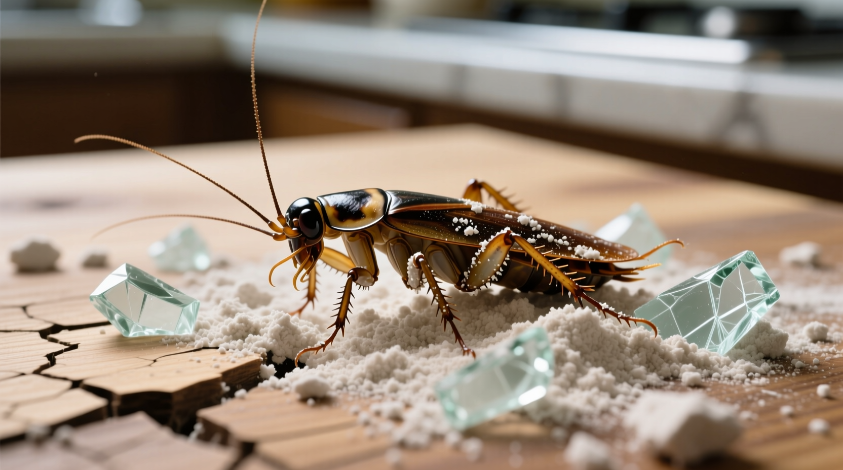 does diatomaceous earth kill roaches