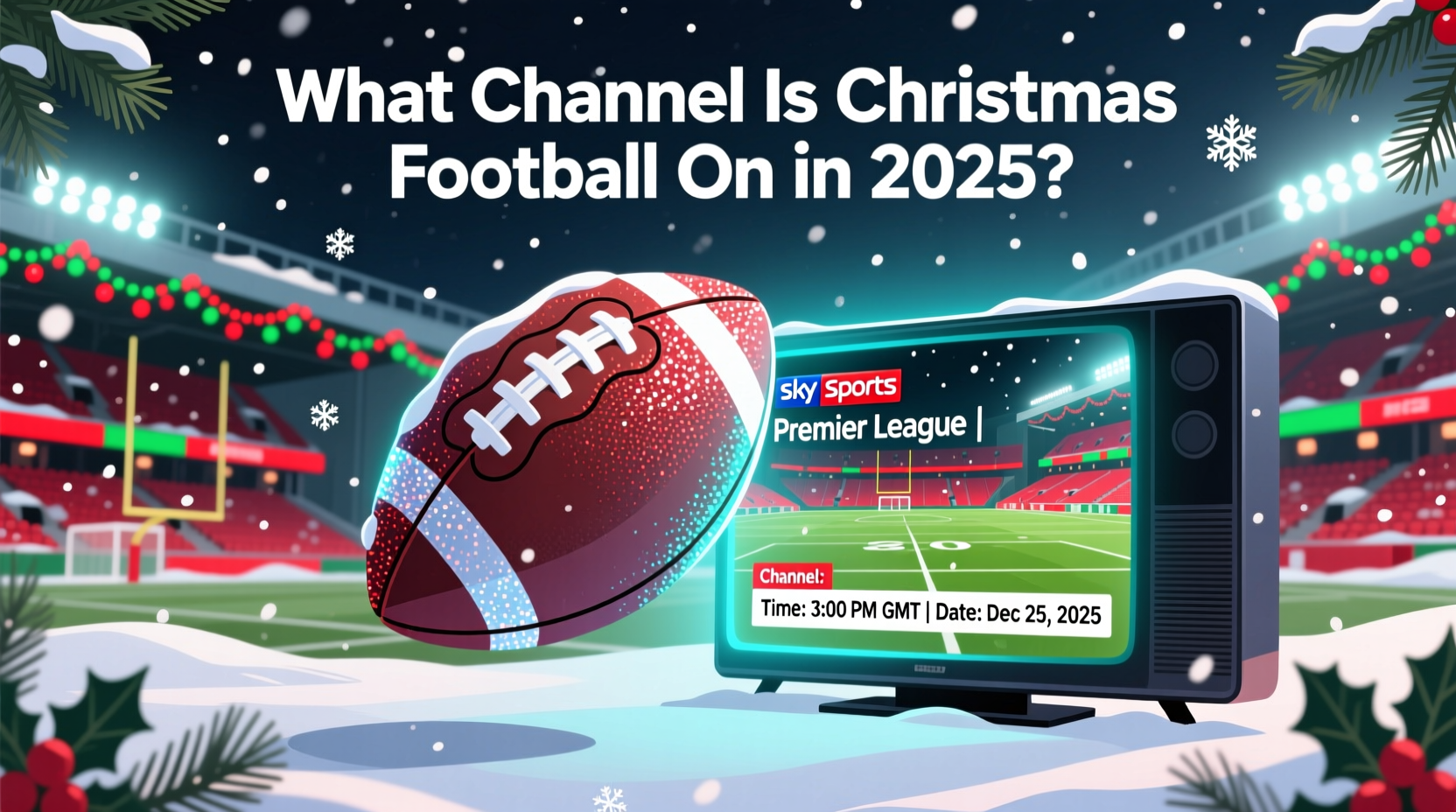 what channel is christmas football on