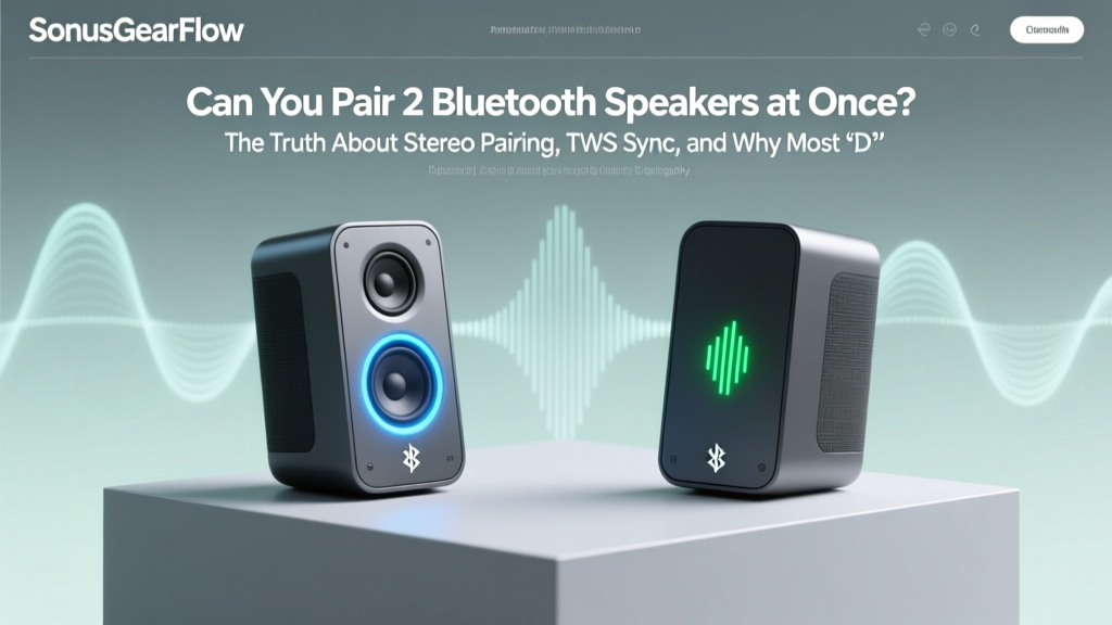 Can You Pair 2 Bluetooth Speakers? (2026)