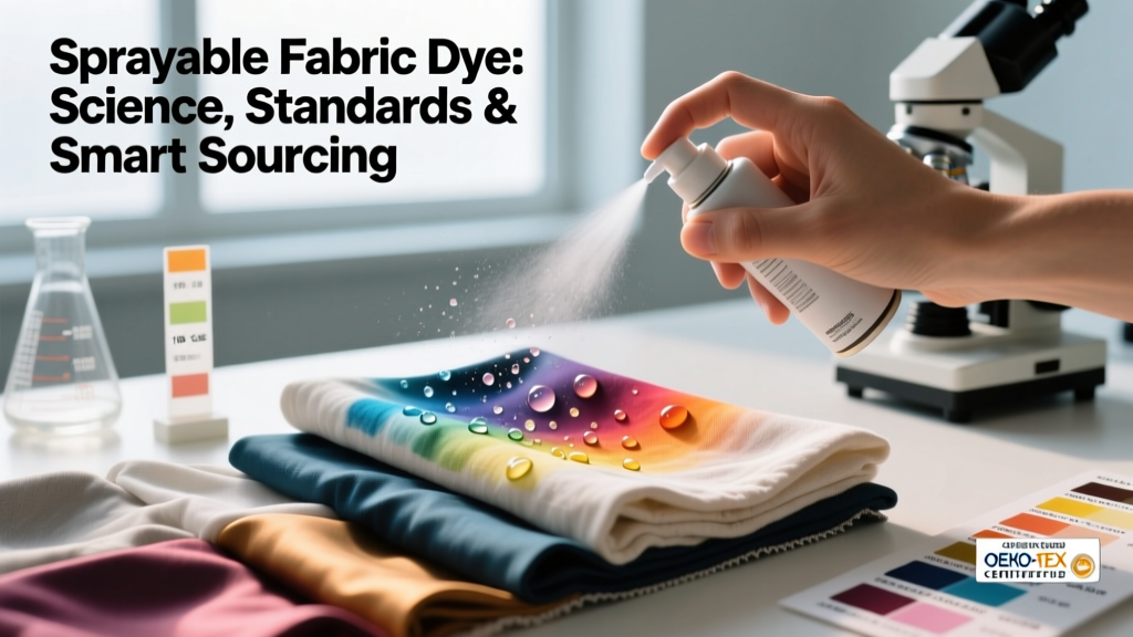 Sprayable Fabric Dye: Science, Standards & Smart Sourcing