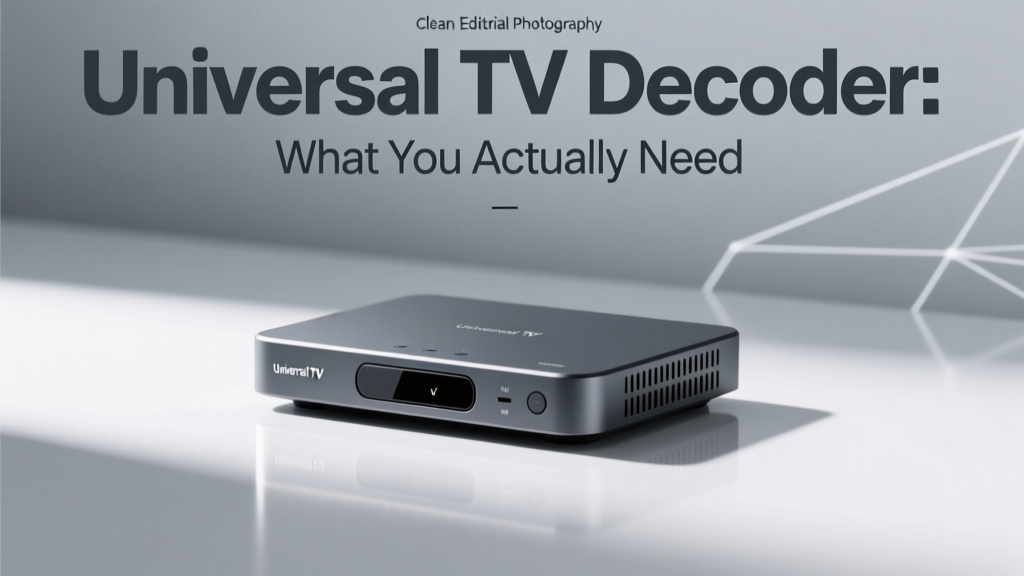 Best Universal TV Decoders: 7 Essential Features to Avoid Mistakes