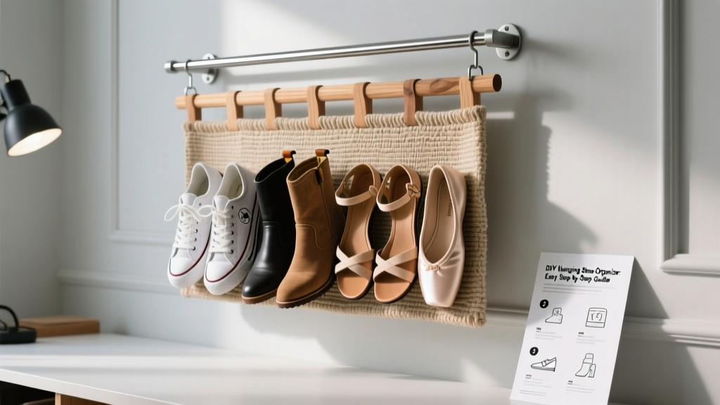 DIY Hanging Shoe Organizer: Easy Step-by-Step Guide