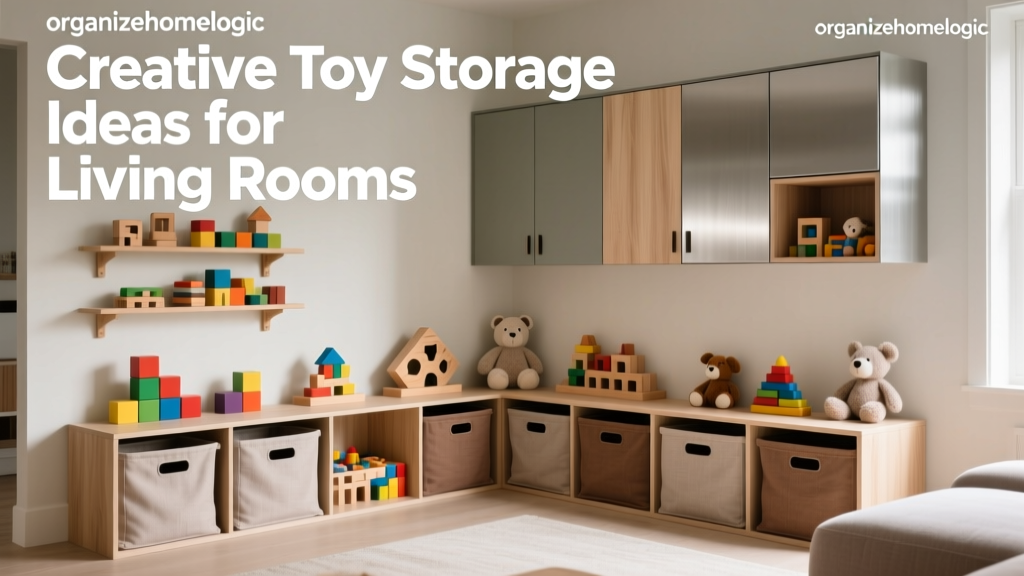 Creative Toy Storage Ideas for Living Rooms