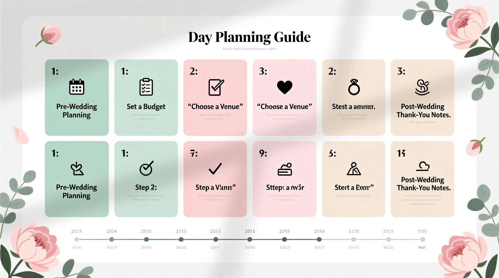 how to organize a wedding day