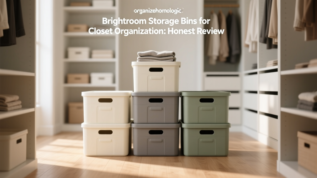 Brightroom Storage Bins Review: Best for Closets?