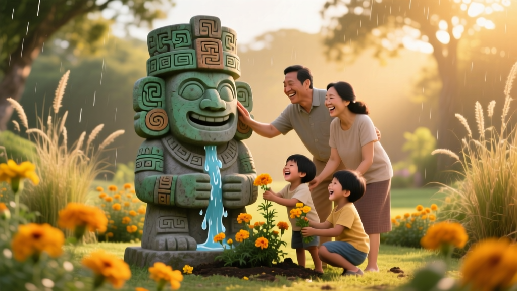 Tlaloc: Ancient Rain God, Modern Parenting Metaphor for Emotional Regulation and Family Resilience