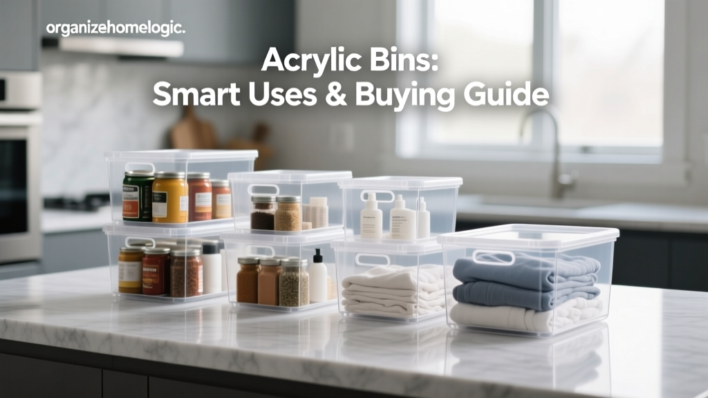 Acrylic Bins: Smart Uses & Buying Guide