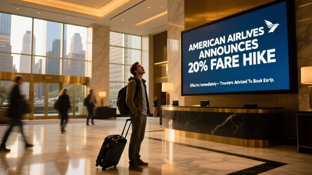 American Airlines Announces 20% Fare Hike: What Travelers and Hospitality Operators Need to Know