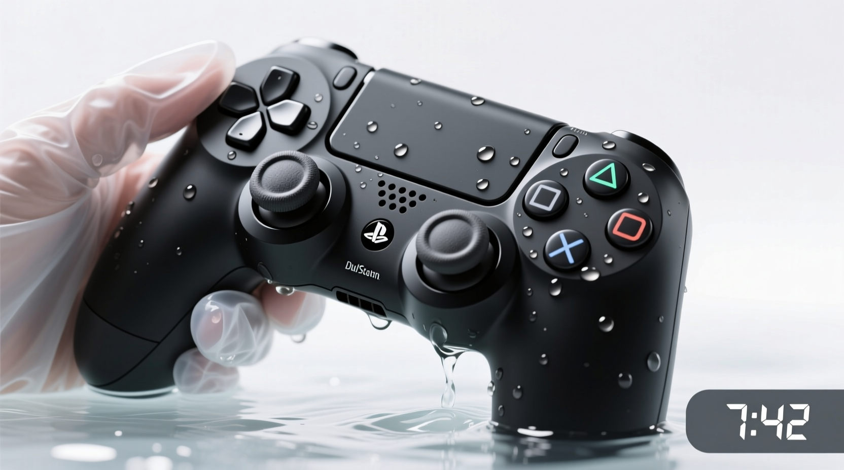 how to wash a playstation controller skin safely