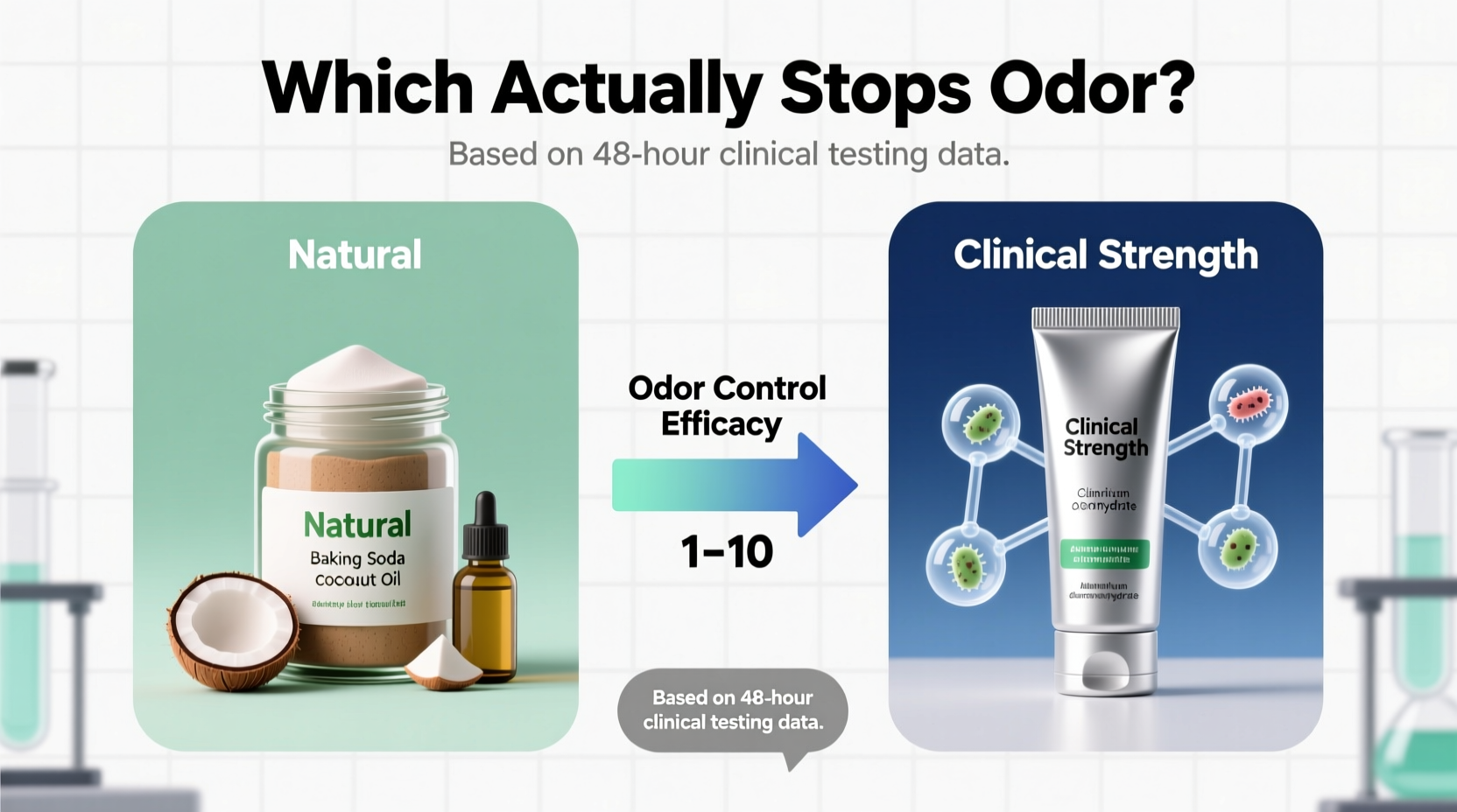 natural deodorant vs clinical strength which actually stops odor