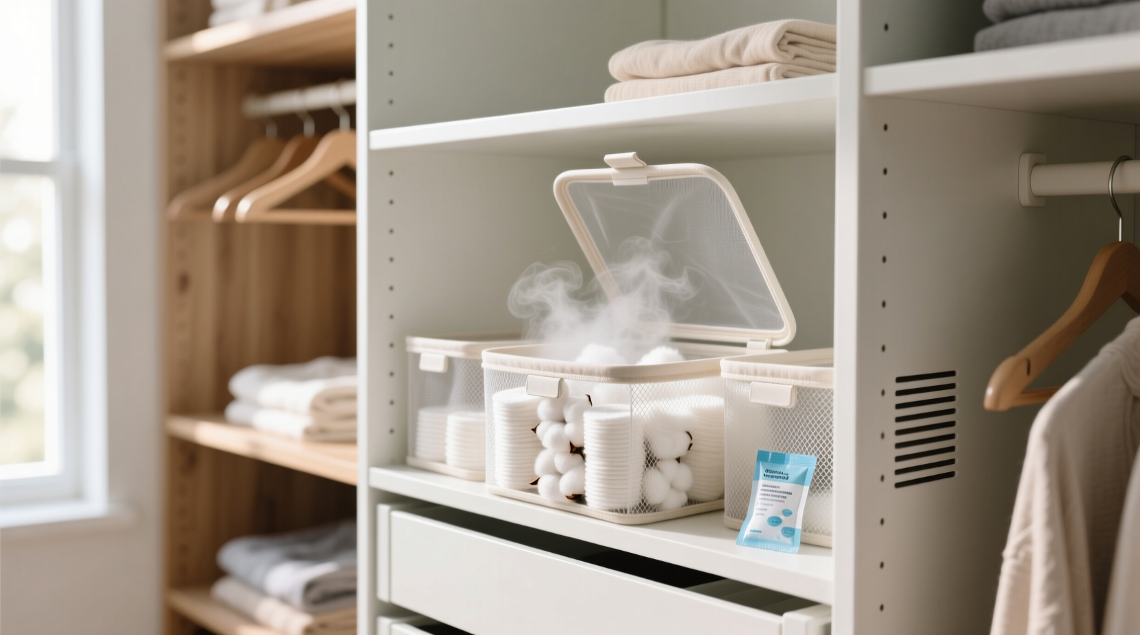 cotton rounds storage without musty odor