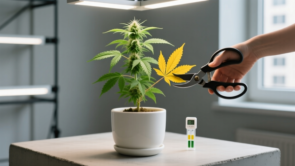 Trim Marijuana Plants Indoors: Fix Yellow Leaves (2026)