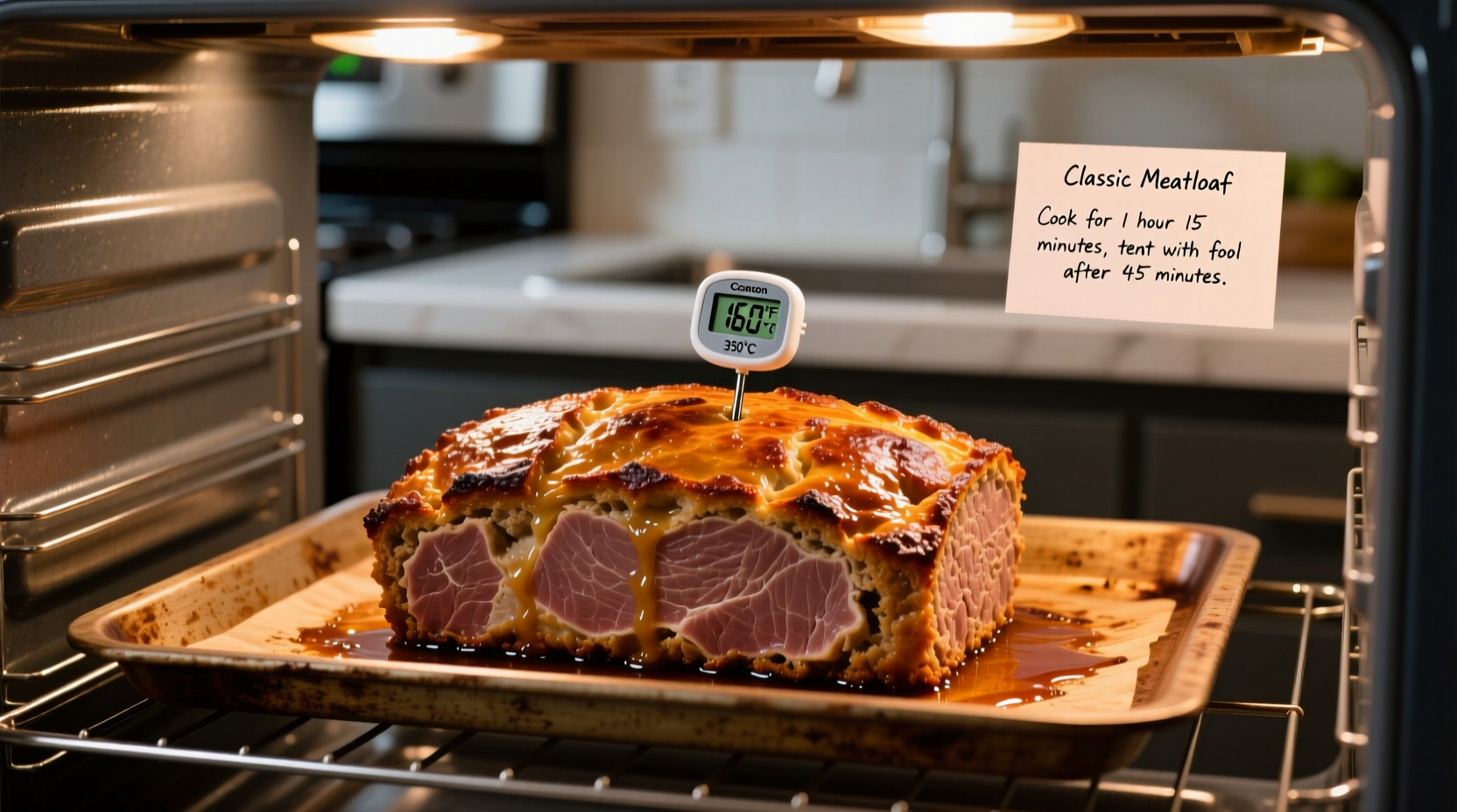 how long do you cook a 2 lb meatloaf