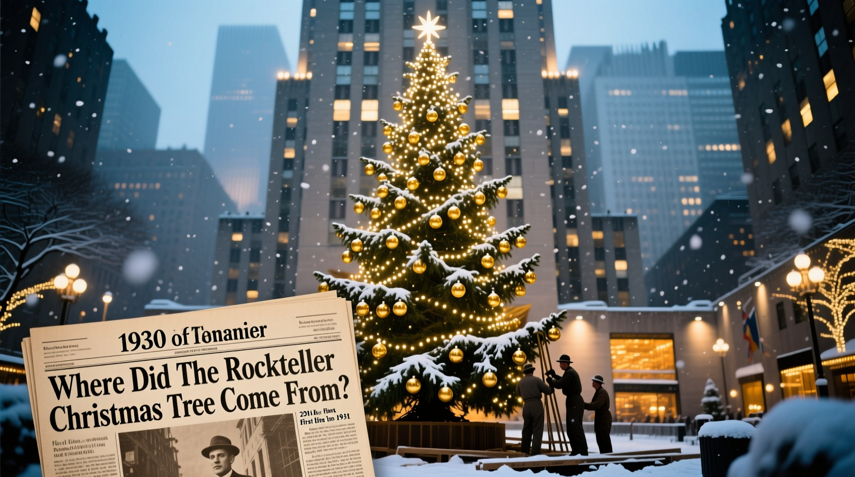 where did the rockefeller christmas tree come from