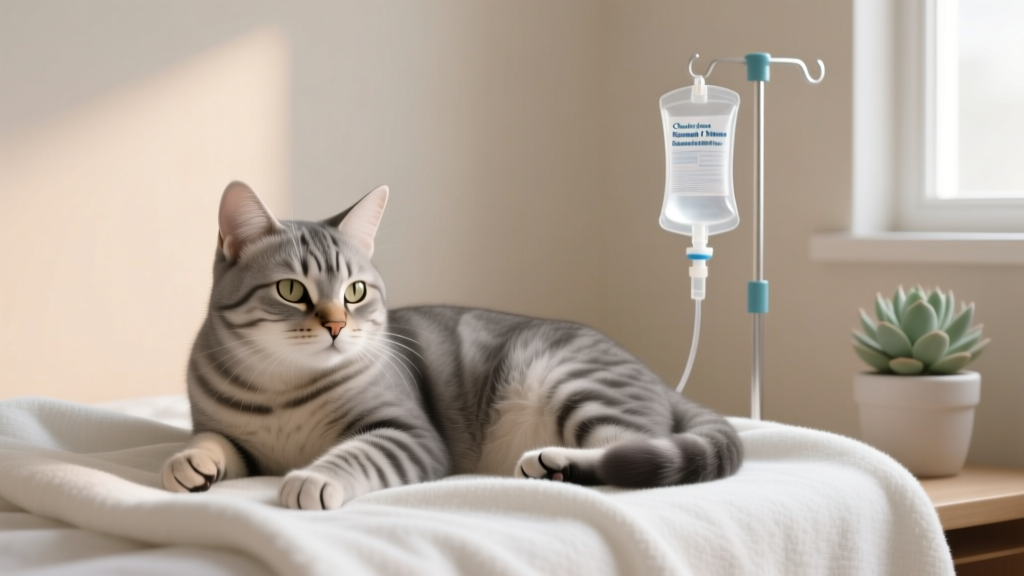 Cat Chronic Renal Failure Subcutaneous Fluids at Home