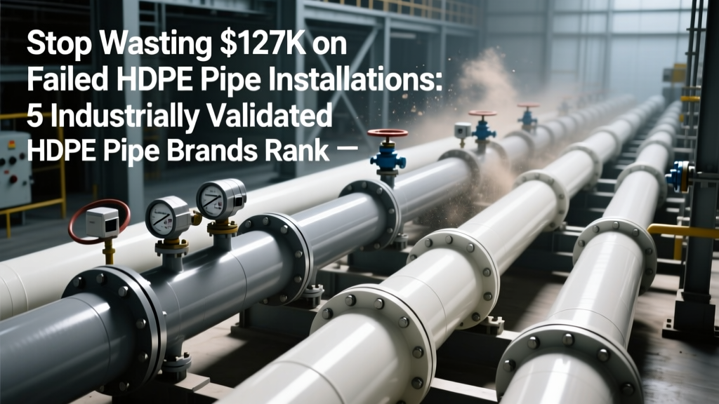 Top 5 HDPE Pipe Brands: Pressure, Chemical & TCO Ranked