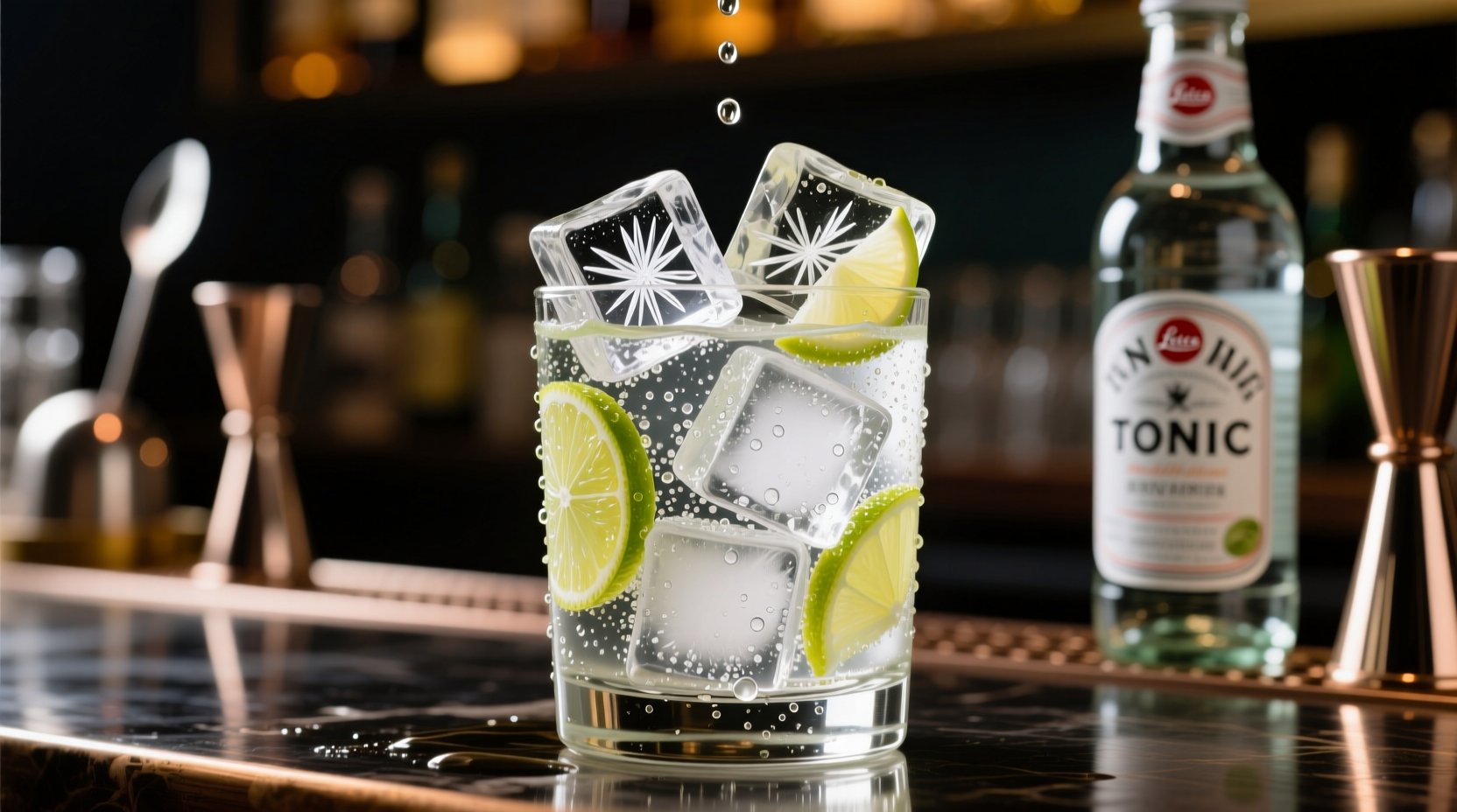 make tonic ice cubes to keep cocktails flavorful tasty