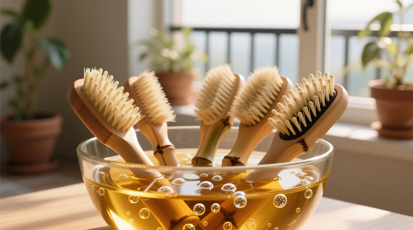 eco friendly cleaning tips sanitize pet brushes with neem oil