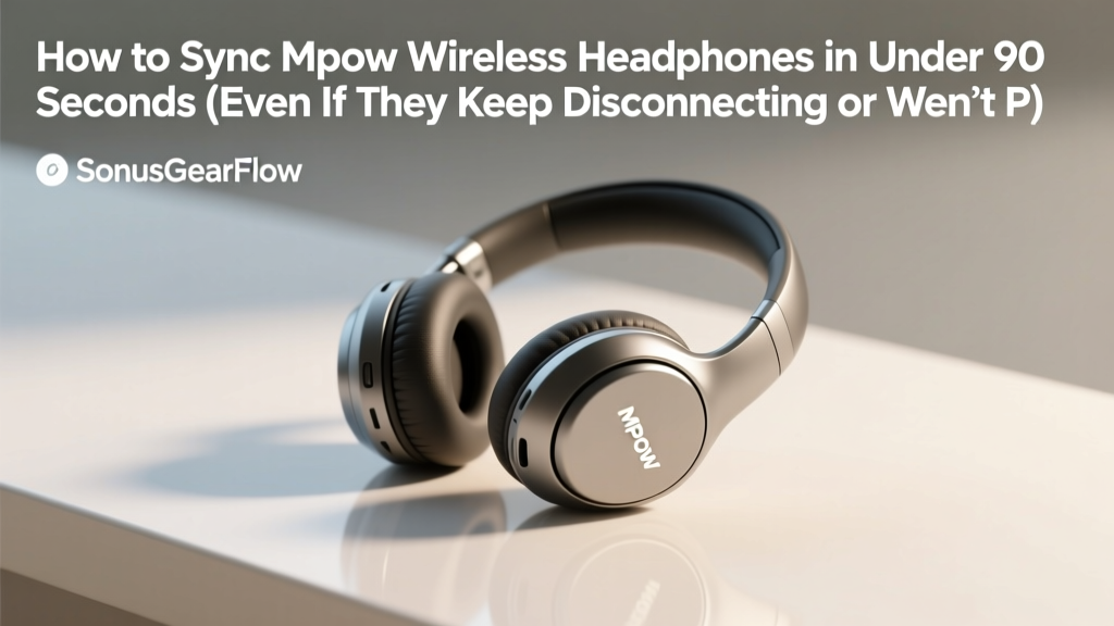 How to Sync Mpow Wireless Headphones (Real Fixes)