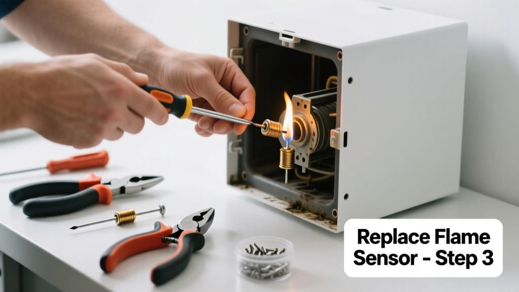 How to Replace a Dirty Furnace Flame Sensor