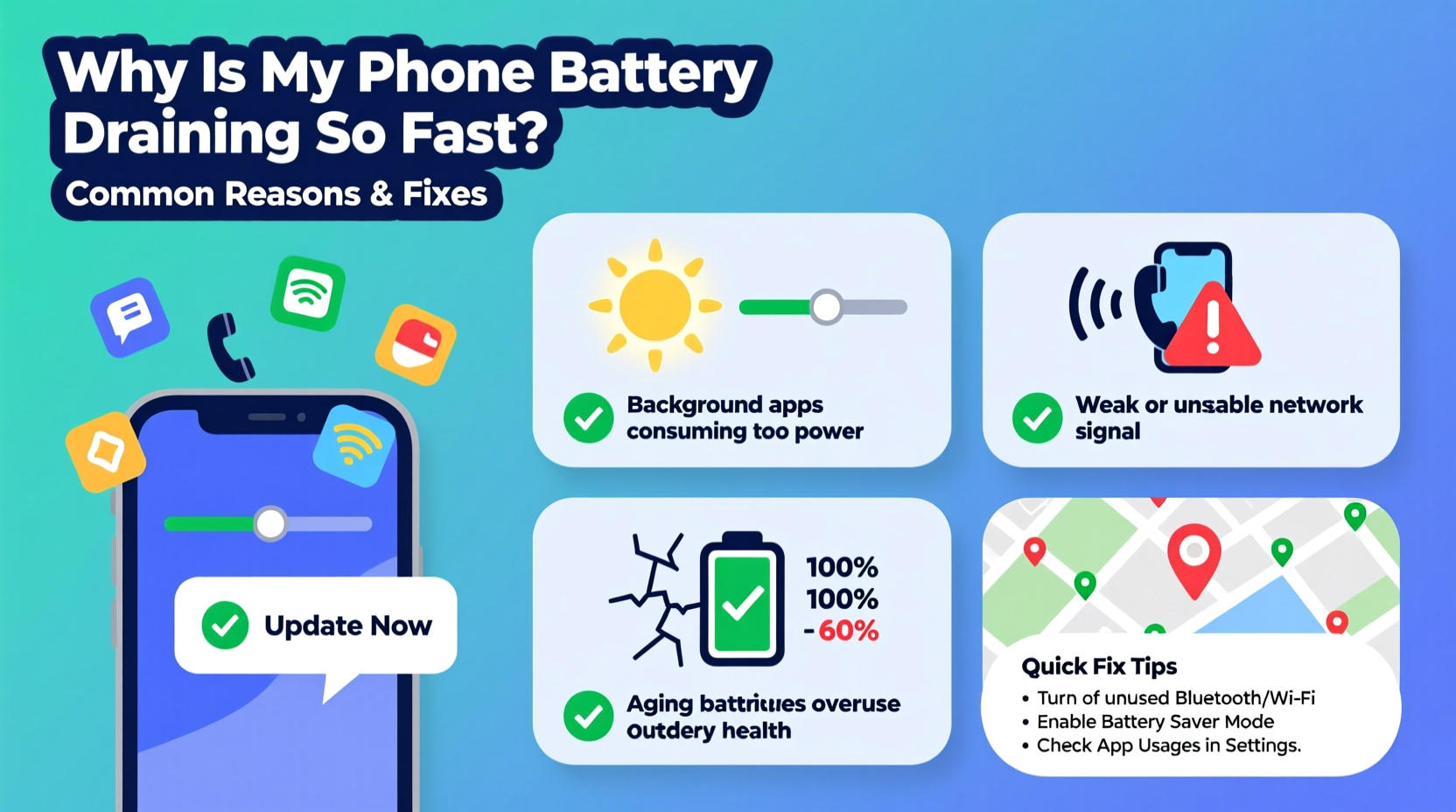 why is my phone battery draining so fast suddenly common reasons and fixes