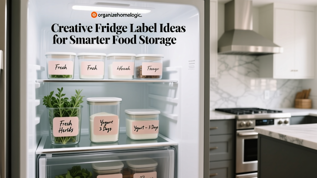 Creative Fridge Label Ideas for Smarter Food Storage
