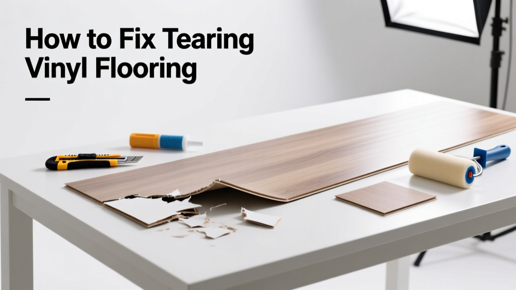 How to Fix Tearing Vinyl Flooring: DIY Repair Guide