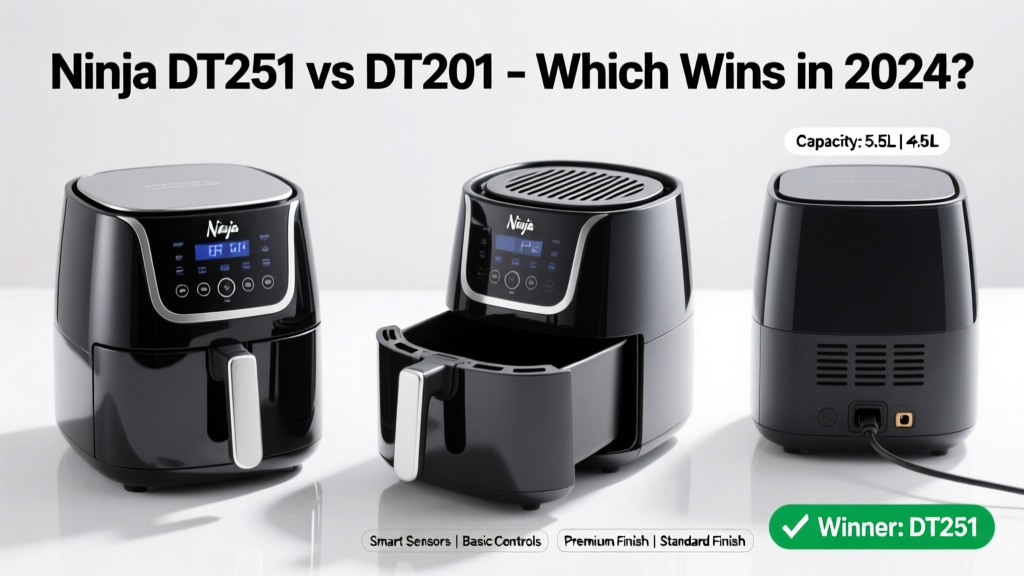 Ninja DT251 vs DT201: Which Air Fryer Wins in 2024?