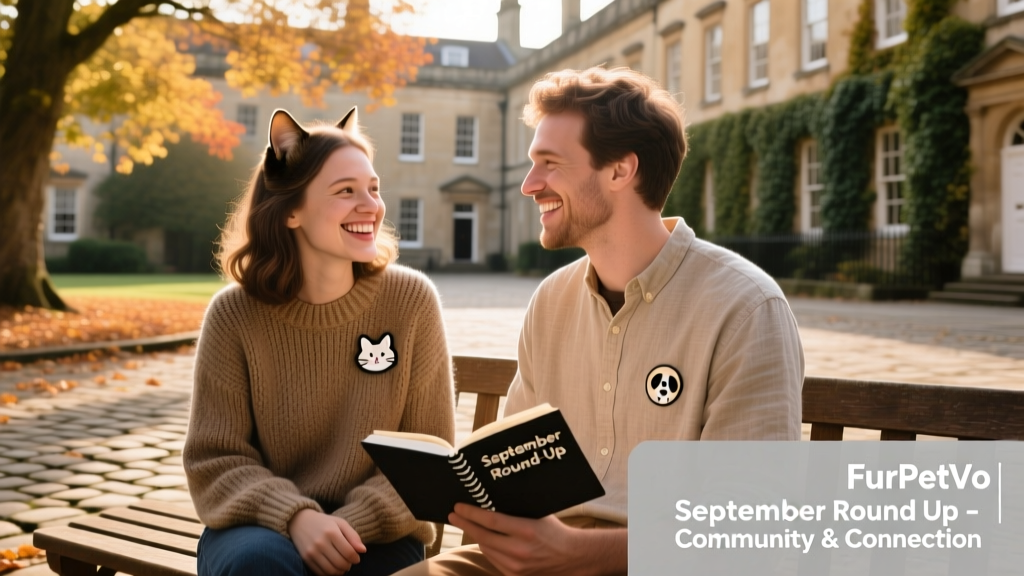 Two FurPetVo members, @MissCatUK and @KC1102, smiling together during a meetup in Bath