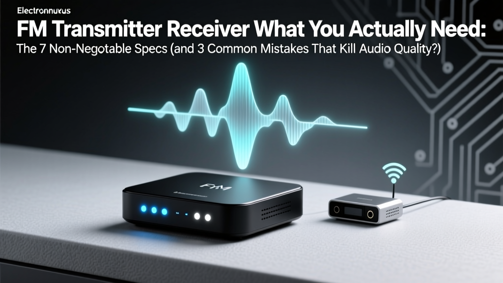 FM Transmitter Receiver What You Actually Need: The 7 Non-Negotiable Specs (and 3 Common Mistakes That Kill Audio Quality)