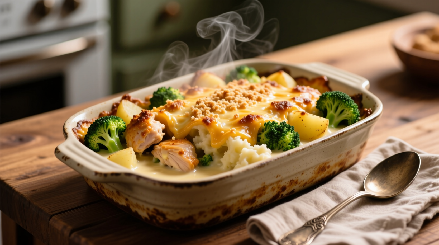 Perfect Chicken Potato Broccoli Casserole Recipe in 45 Minutes