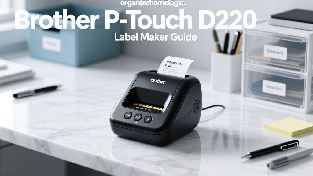 Brother P-Touch D220 Label Maker Guide