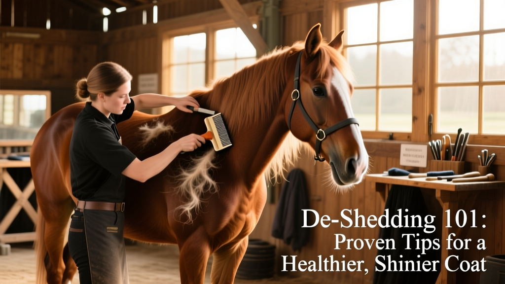 How To De-Shed a Horse: Proven Tips for a Healthier, Shinier Coat