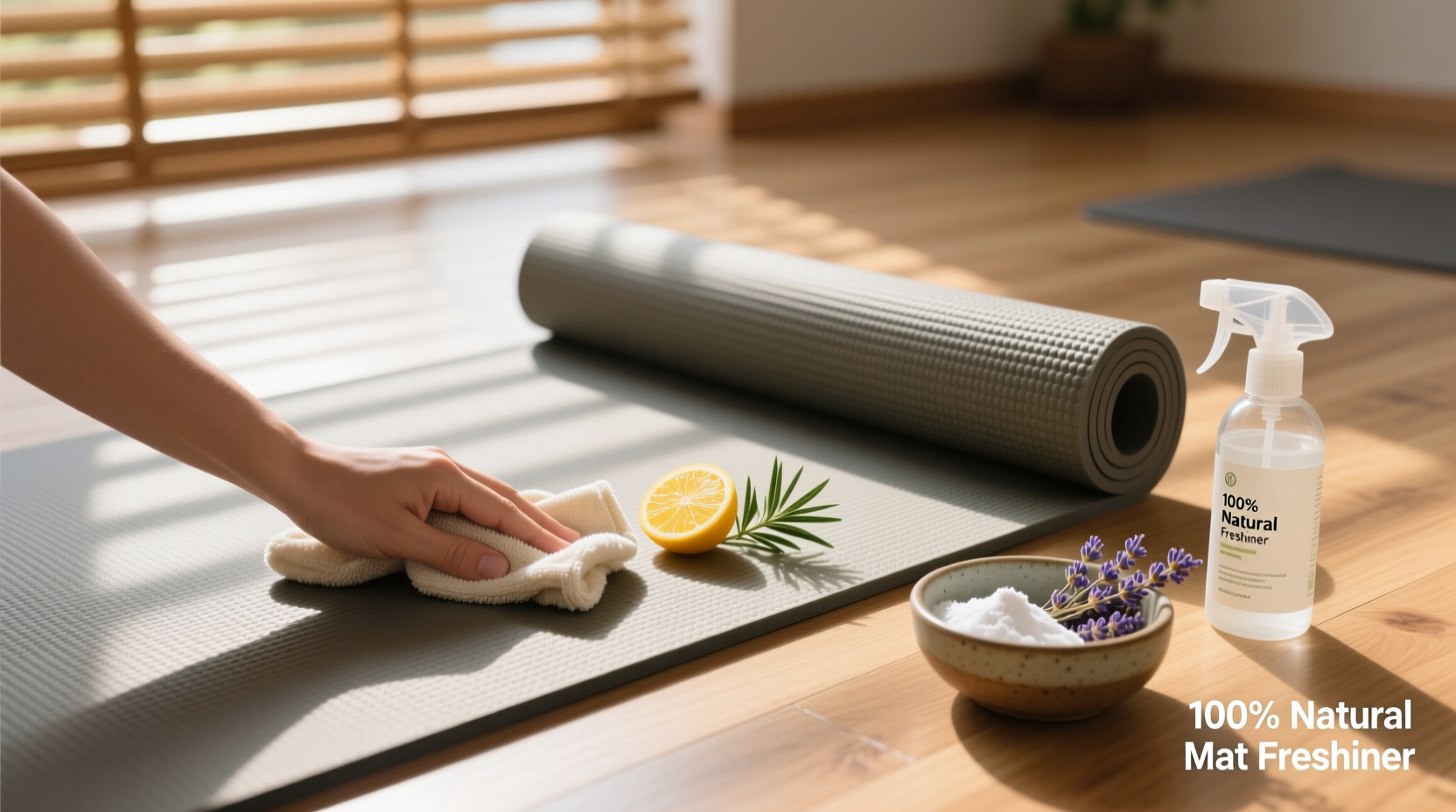 eco friendly yoga mat deodorizing tips