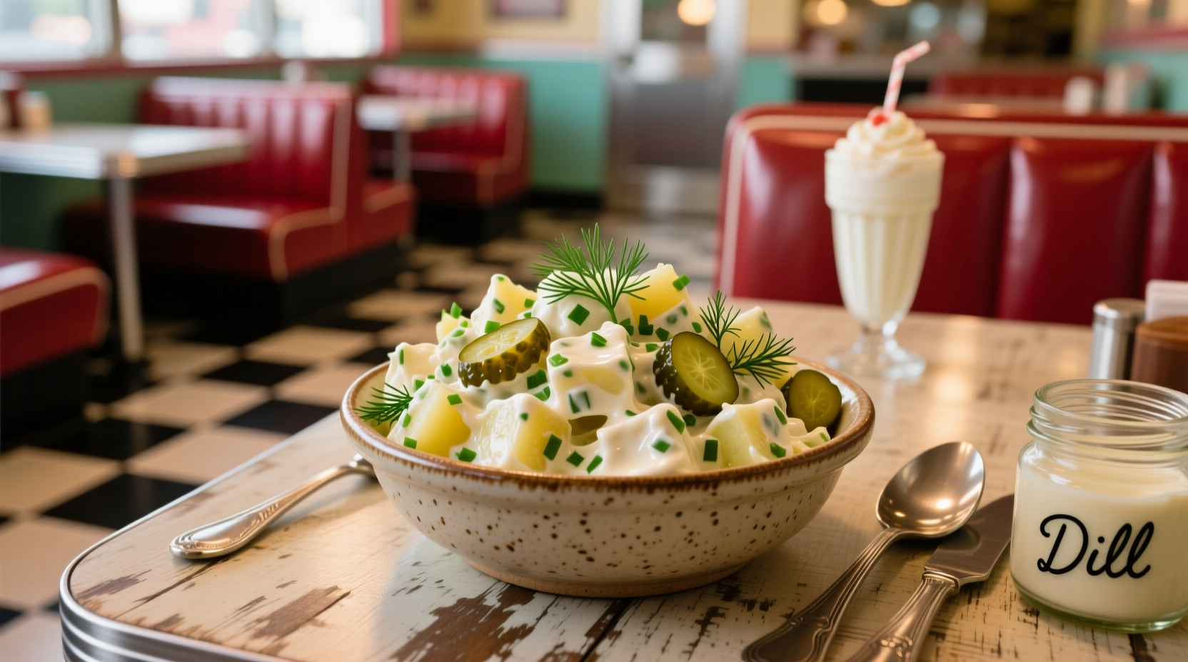 Perfect Potato Salad with Dill and Pickles Recipe