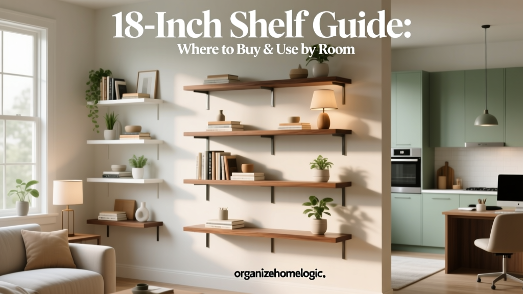 18-Inch Shelf Guide: Where to Buy & Use by Room
