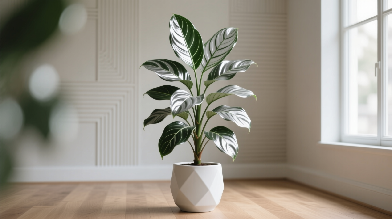 silver queen aglaonema