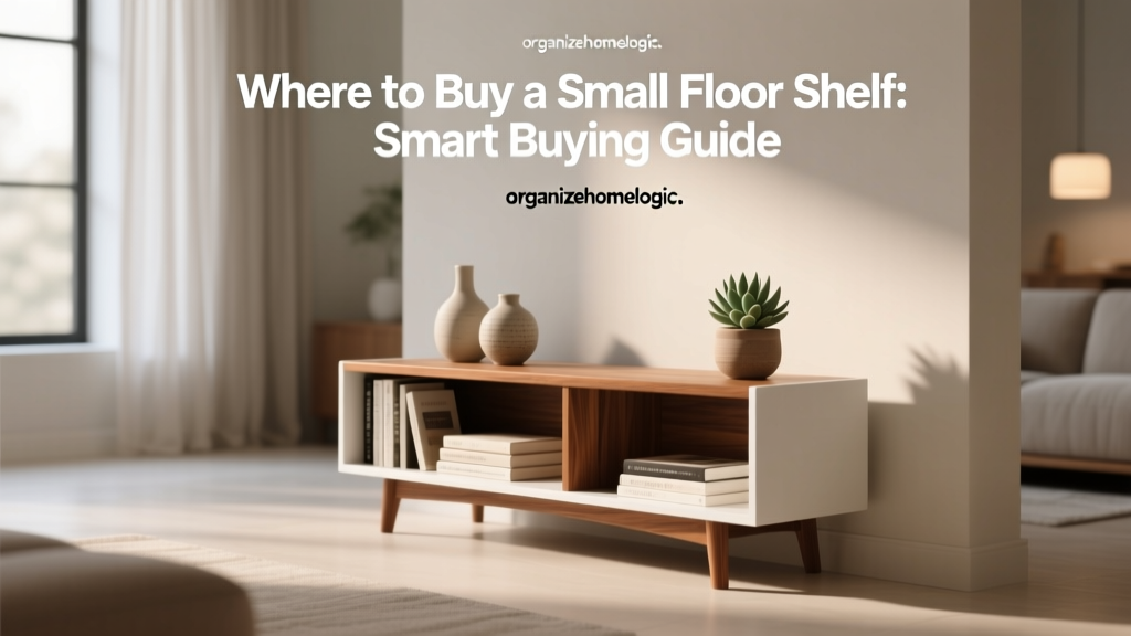 Where to Buy a Small Floor Shelf: Smart Buying Guide
