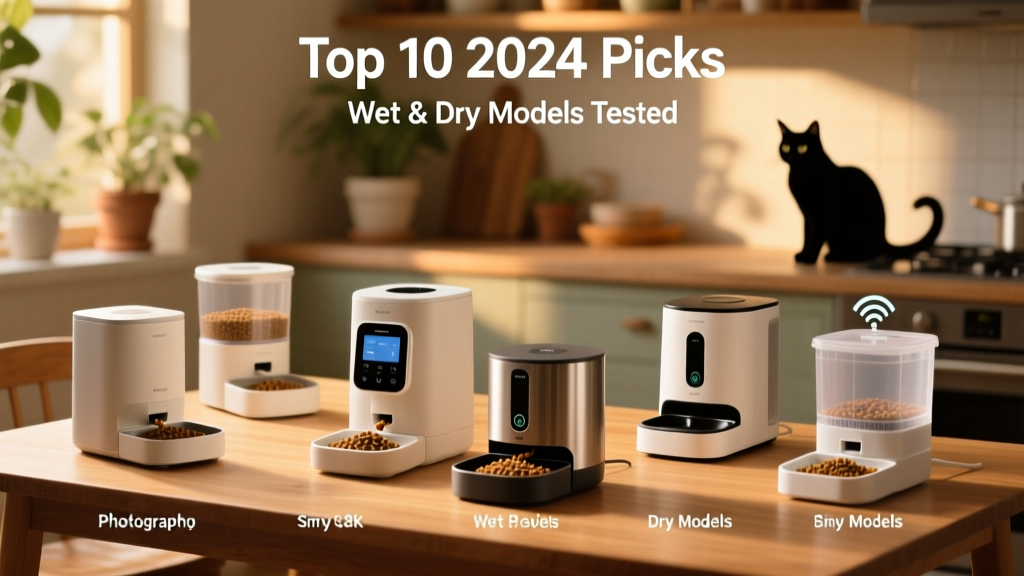 10 Best Automatic Cat Feeders (Wet & Dry) – 2024 Reviews and Top Picks