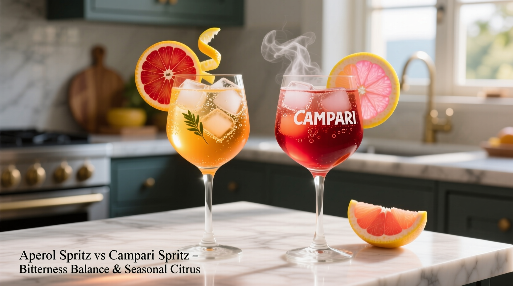 aperol spritz vs Campari spritz which balances bitterness better with seasonal citrus varieties