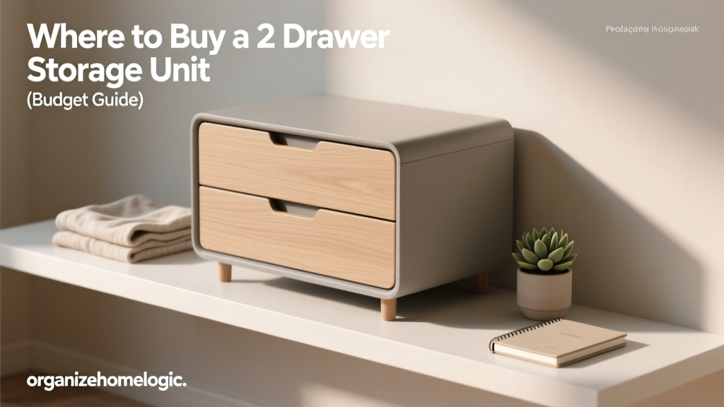 Where to Buy a 2 Drawer Storage Unit (Budget Guide)