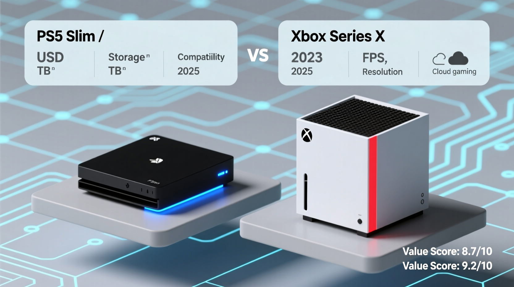ps5 slim vs xbox series x which console offers better value in 2025