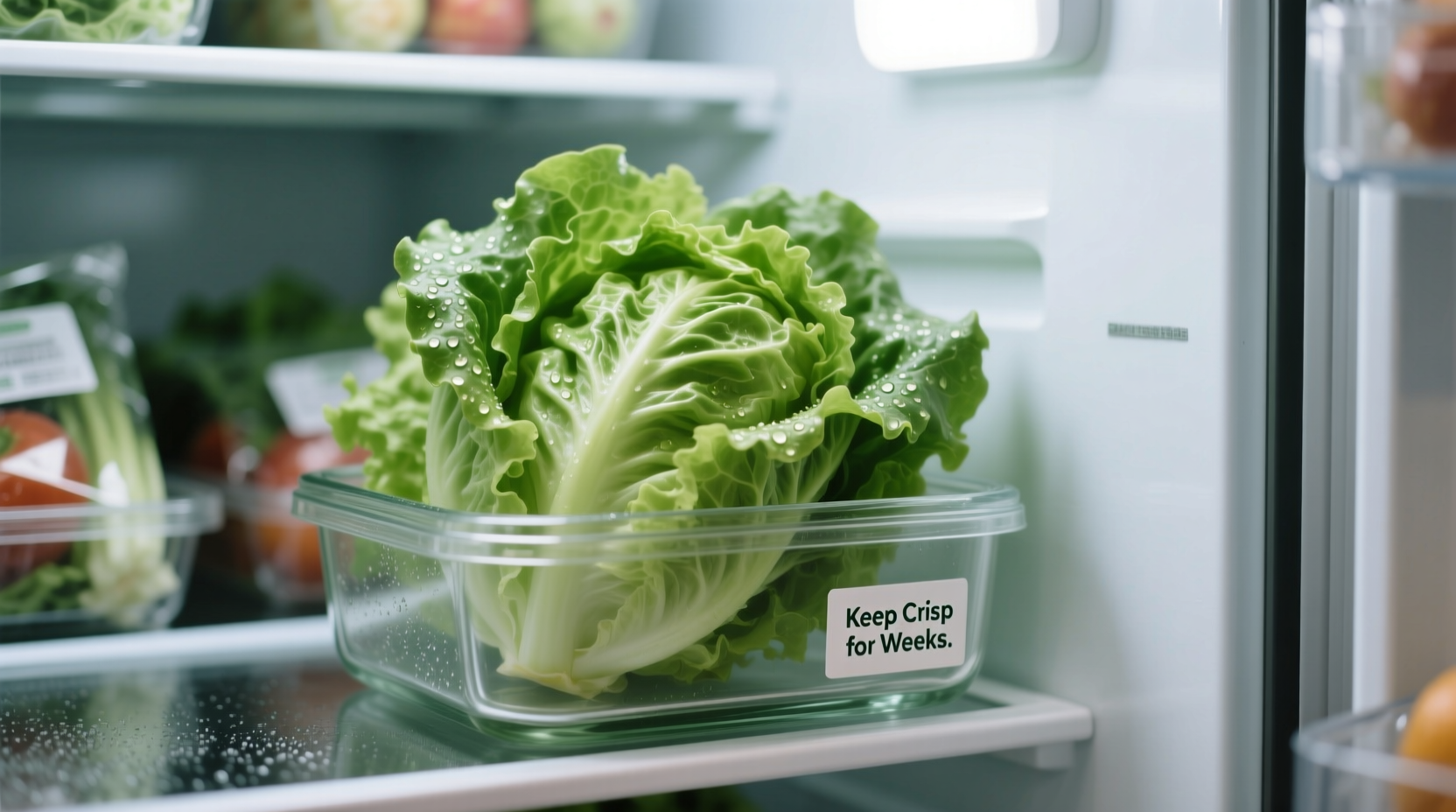 how to keep lettuce crisp for weeks in the fridge storage hack
